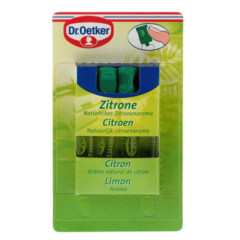 Dr Oetker Aroma Zitrone and Lemon 4-Pack (CASE OF 16 x 8ml)