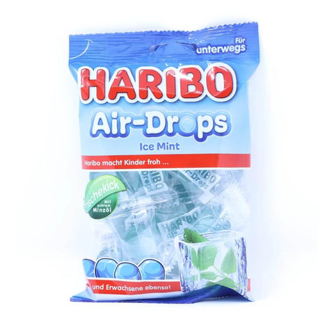 Haribo Air Drops Ice Mint (CASE OF 12 x 100g)