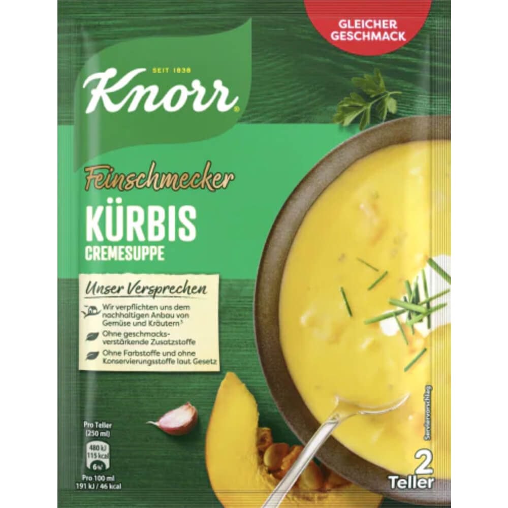 Knorr Butternut Squash Soup (CASE OF 18 x 52g)