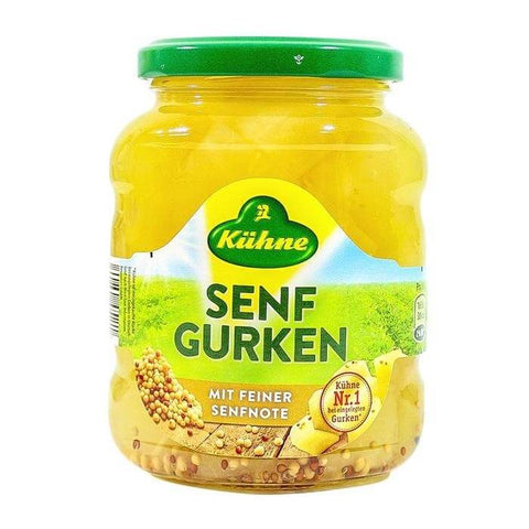 Kuehne Mustard Gherkins (CASE OF 10 x 330g)