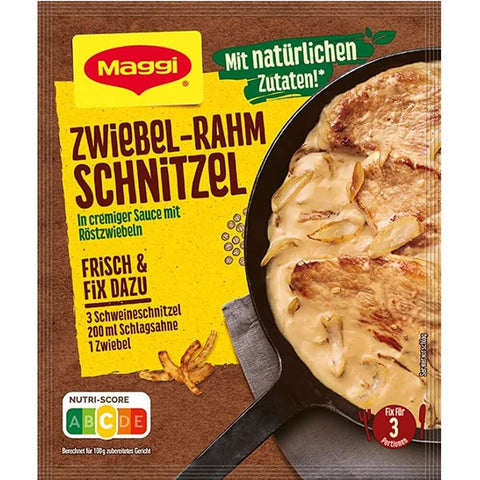 Maggi  Fix Schnitzel Onion Cream Sauce 20 Pieces (CASE OF 20 x 33g)