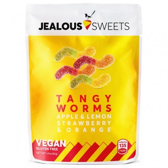 Jealous Sweets Tangy Worms (CASE OF 7 x 125g)