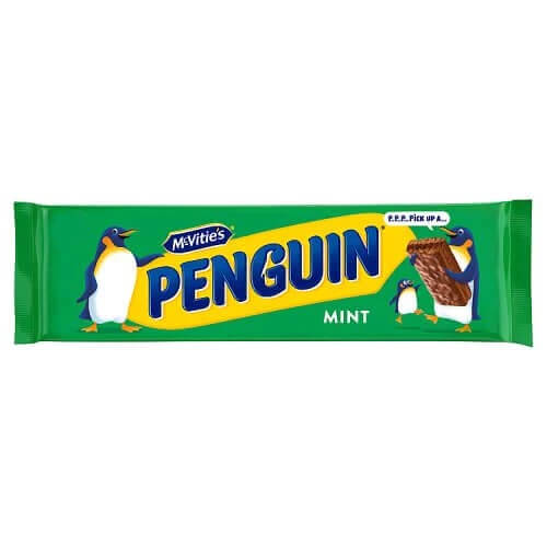 McVities Penguin Mint 7pk  HEAT SENSITIVE ITEM. PLEASE ADD ITEM 122942 TO THE ORDER TO TRY TO PROTECT CHOCOLATES FROM HEAT DAMAGE. (CASE OF 12 x 172g)