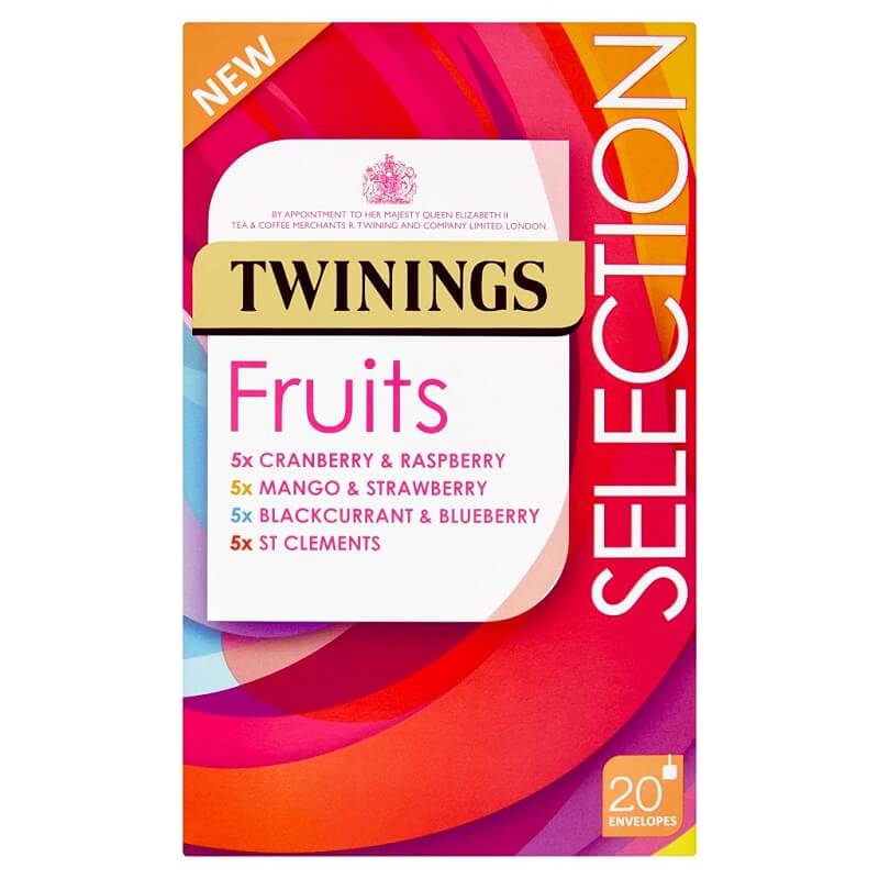 Twinings Fruits Selection Pack (20) (CASE OF 4 x 40g)