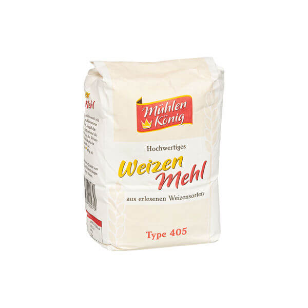 Muhlen Konig Wheat Flour Type 405, Wheat Flour From Selected Wheat Varieties (CASE OF 10 x 1kg)