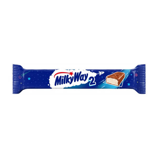 Mars Milkyway Bar Duo Milk Chocolate with a Light Whipped White Center  HEAT SENSITIVE ITEM. PLEASE ADD ITEM 122942 TO THE ORDER TO TRY TO PROTECT CHOCOLATES FROM HEAT DAMAGE. (CASE OF 28 x 43g)