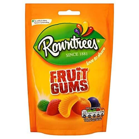 Nestle Rowntree Fruit Gum Vegan Pouch (CASE OF 10 x 120g)