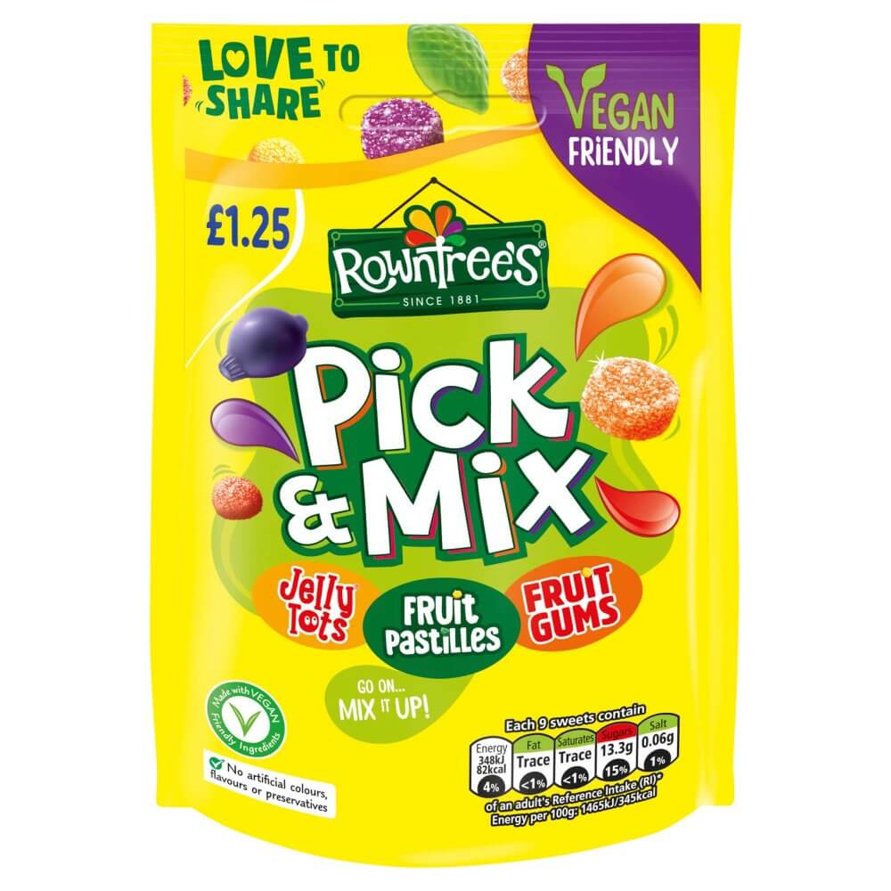 Nestle Rowntree Mixed Vegan Pouch (CASE OF 10 x 120g)