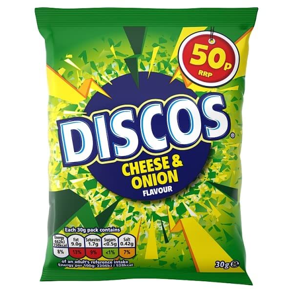 KP Discos Cheese and Onion (CASE OF 30 x 30g)