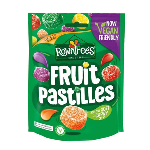 Nestle Rowntree Fruit Pastilles Vegan (CASE OF 10 x 114g)