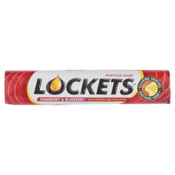 Lockets Cranberry and Blueberry (CASE OF 20 x 41g)