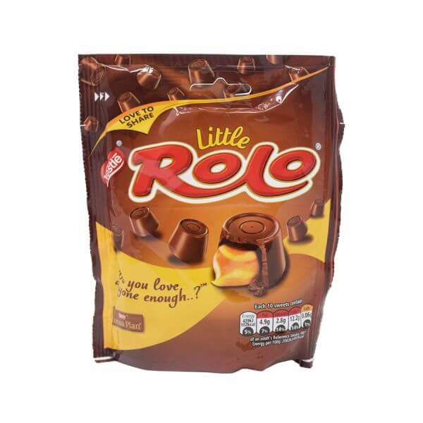Nestle Little Rolo Pouch (HEAT SENSITIVE ITEM - PLEASE ADD A THERMAL BOX TO YOUR ORDER TO PROTECT YOUR ITEMS (CASE OF 8 x 103g)
