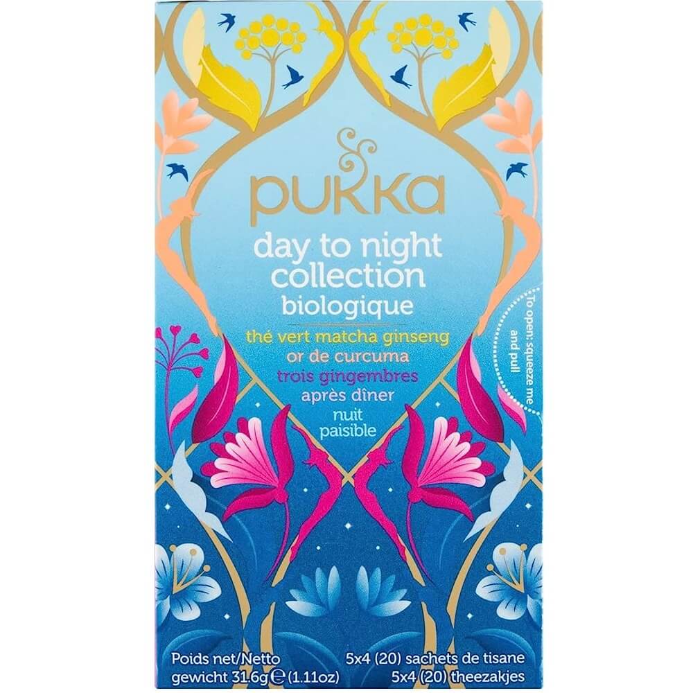 Pukka Day To Night Collection Tea 20Pk (CASE OF 4 x 32.4g)