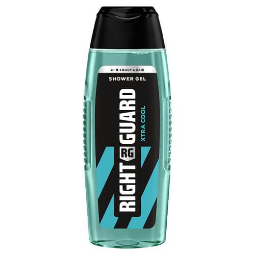 Right Guard 2 in 1 Shower Gel Xtra Cool (CASE OF 6 x 250g)