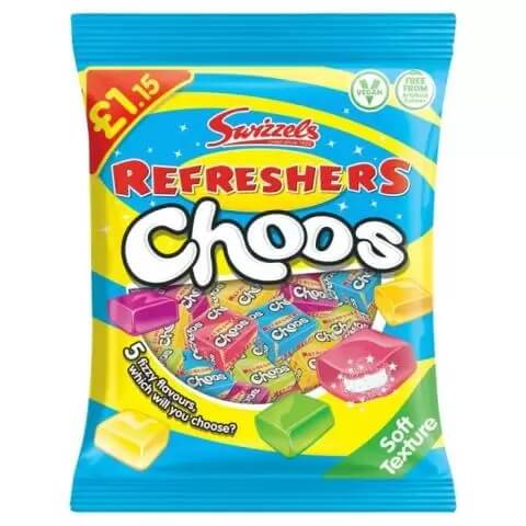Swizzels Matlow Refresher Choos (CASE OF 12 x 115g)
