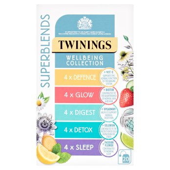 Twinings Superblends Wellness (CASE OF 4 x 37g)