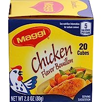 Maggi Chicken Flavor Bouillon Cubes (CASE OF 12 x 80g)