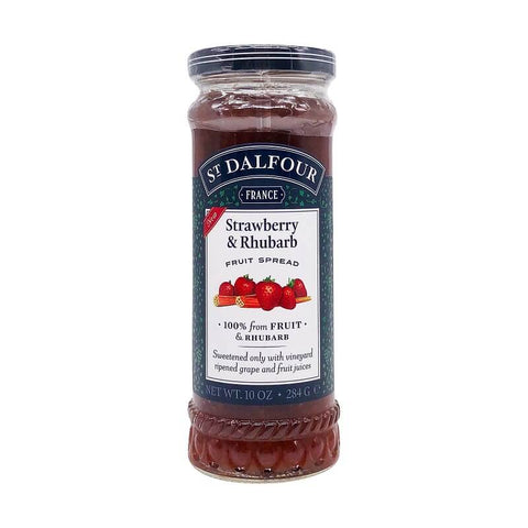 St Dalfour Strawberry and Rhubarb Fruit Spread (CASE OF 6 x 284g)