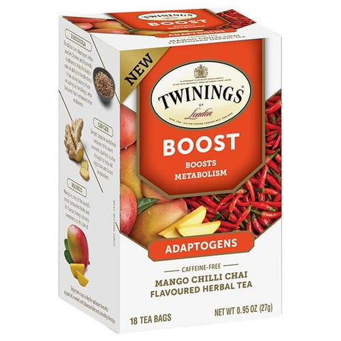 Twinings Wellness Tea Boost Adapt Mango Chilli Chai (CASE OF 6 x 27g)