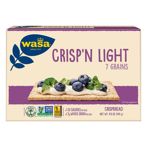Wasa Crisp N Light Seven Grain Crisp Bread (CASE OF 10 x 140g)