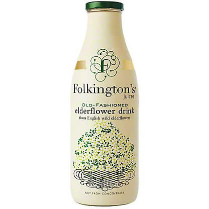 Folkingtons Elderflower Drink Bottle (CASE OF 12 x 250ml)