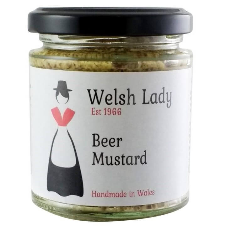 Welsch Lady Beer Coarse Grain Mustard (CASE OF 6 x 170g)