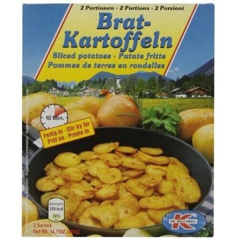 Dr Willi Knoll Brat Kartoffeln Sliced Potatoes (CASE OF 10 x 400g)