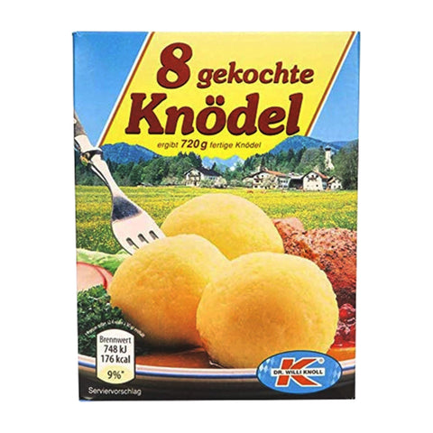 Dr Willi Knoll 8 Traditional Grated Potato Dumplings (CASE OF 9 x 220g)