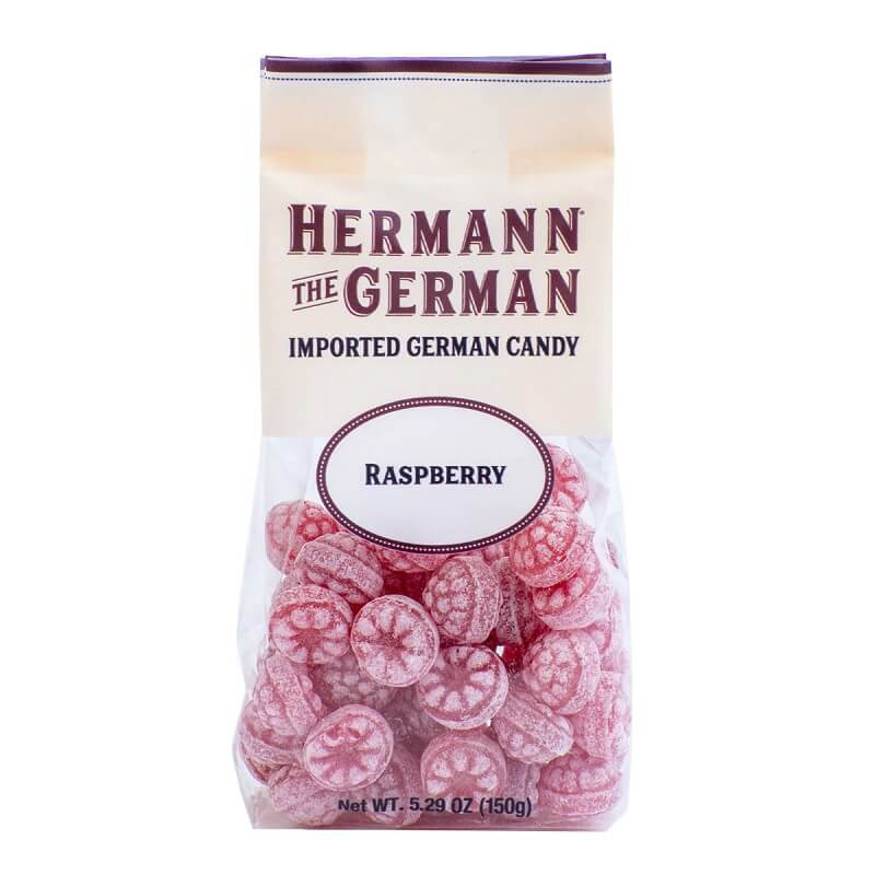 Hermann The German Raspberry Candy Bag (CASE OF 12 x 150g)