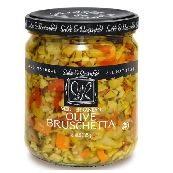 Sable and Rosenfeld Mediterranean Olive Burschetta Jar (CASE OF 6 x 454g)