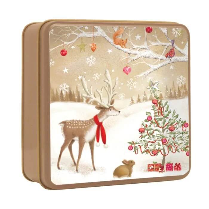 Grandma Wilds Embossed Christmas Tree With Woodland Friends (CASE OF 12 x 100g)
