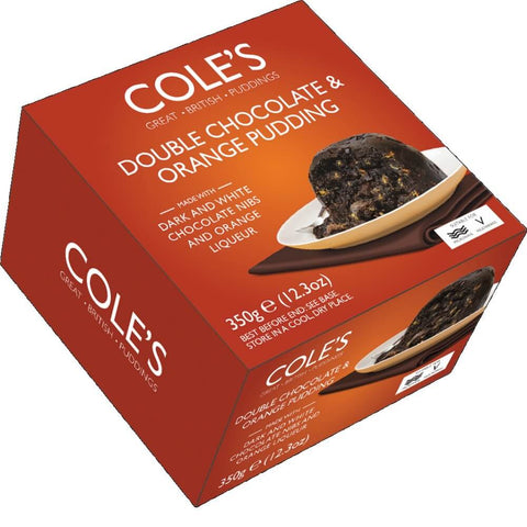 Coles Double Chocolate and Orange Pudding (CASE OF 6 x 350g)