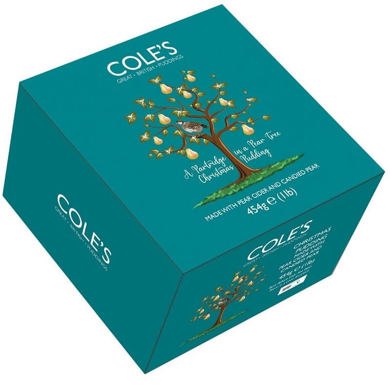 Coles Partidge in a Pear Tree Christmas Pudding (CASE OF 6 x 454g)