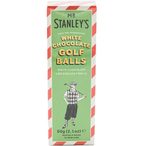 Mr Stanleys White Chocolate Golf Balls (CASE OF 12 x 60g)