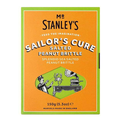 Mr Stanleys Sailors Cure Sea Salted Peanut Brittle (CASE OF 12 x 150g)