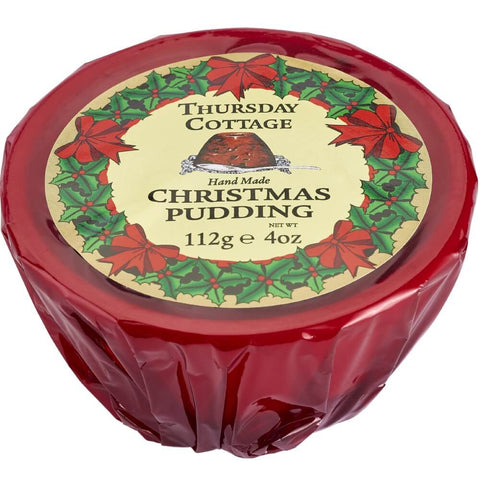Thursday Cottage Christmas Pudding With Cognac and Cider (CASE OF 12 x 112g)