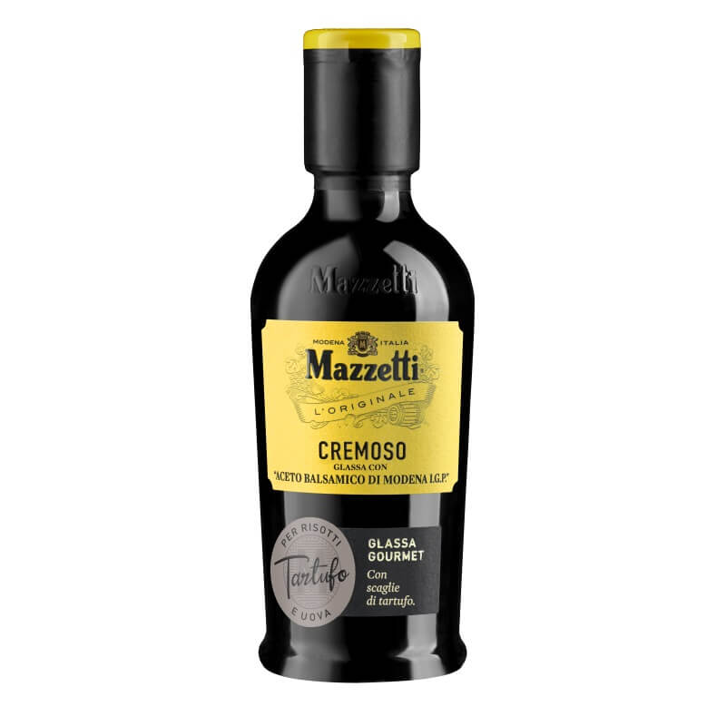 Mazzetti Balsamic Gourmet Glaze Infused with Truffle For Risotti and Eggs (CASE OF 6 x 215ml)