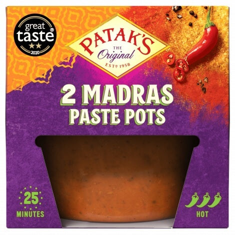 Pataks Madras Paste Pots (CASE OF 8 x 140g)