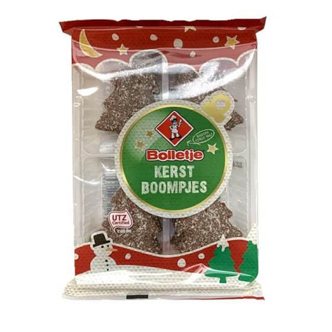 Bolletje Chocolate Covered Christmas Tree Cookies (CASE OF 16 x 150g)