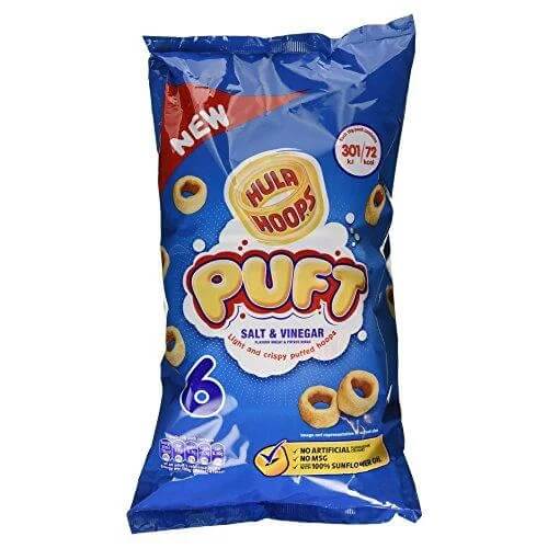KP Hula Hoops Puft Salted 6 Pack (CASE OF 14 x 90g)