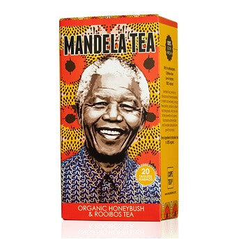 Mandela Organic Honeybush and Rooibos Tea Box 20 Tea Bags (CASE OF 12 x 50g)