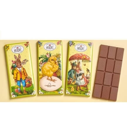 Heidel Nostalgic Milk Chocolate Bars Assorted Scenes (CASE OF 48 x 32g)