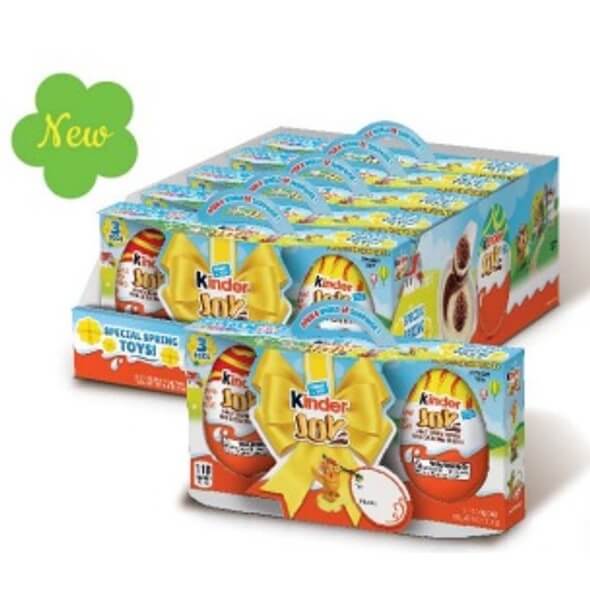 Ferrero Kinder Joy 3Pack Easter Eggs (CASE OF 10 x 60g)