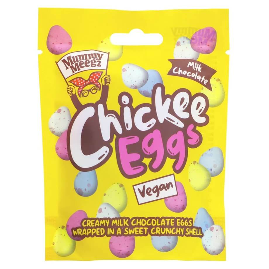 Mummy Meegz Vegan Milk Chocolate Chickee Eggs Sharing Pack (CASE OF 12 x 85g)