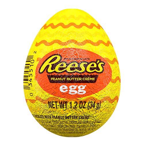 Reeses Peanut Butter Filled Single Egg (CASE OF 48 x 34g)