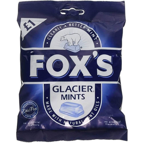 Foxs Glacier Mints Bag (CASE OF 12 x 100g)