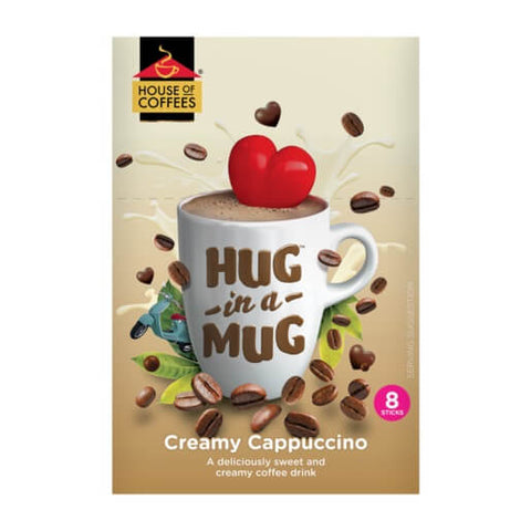 House of Coffees Hug in a Mug Creamy Cappuccino (CASE OF 12 x 192g)