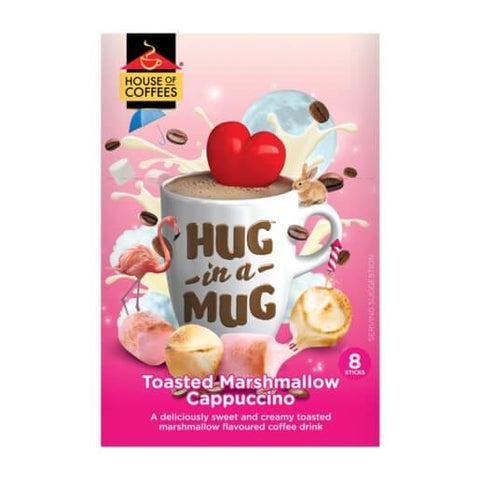 House of Coffees Hug in a Mug Toasted Marshmallow Cappuccino (CASE OF 12 x 192g)