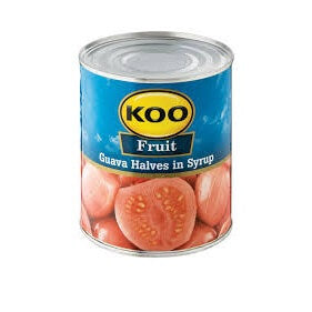 Koo Canned Fruit Guava Halves in Syrup (CASE OF 6 x 825g)