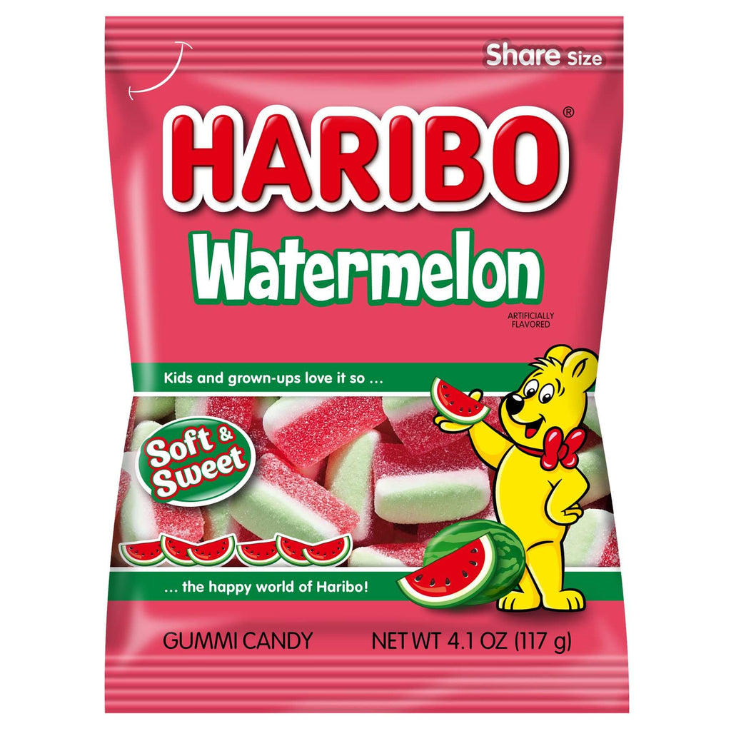 Haribo Watermelon Gummi Bag (CASE OF 12 x 117g)